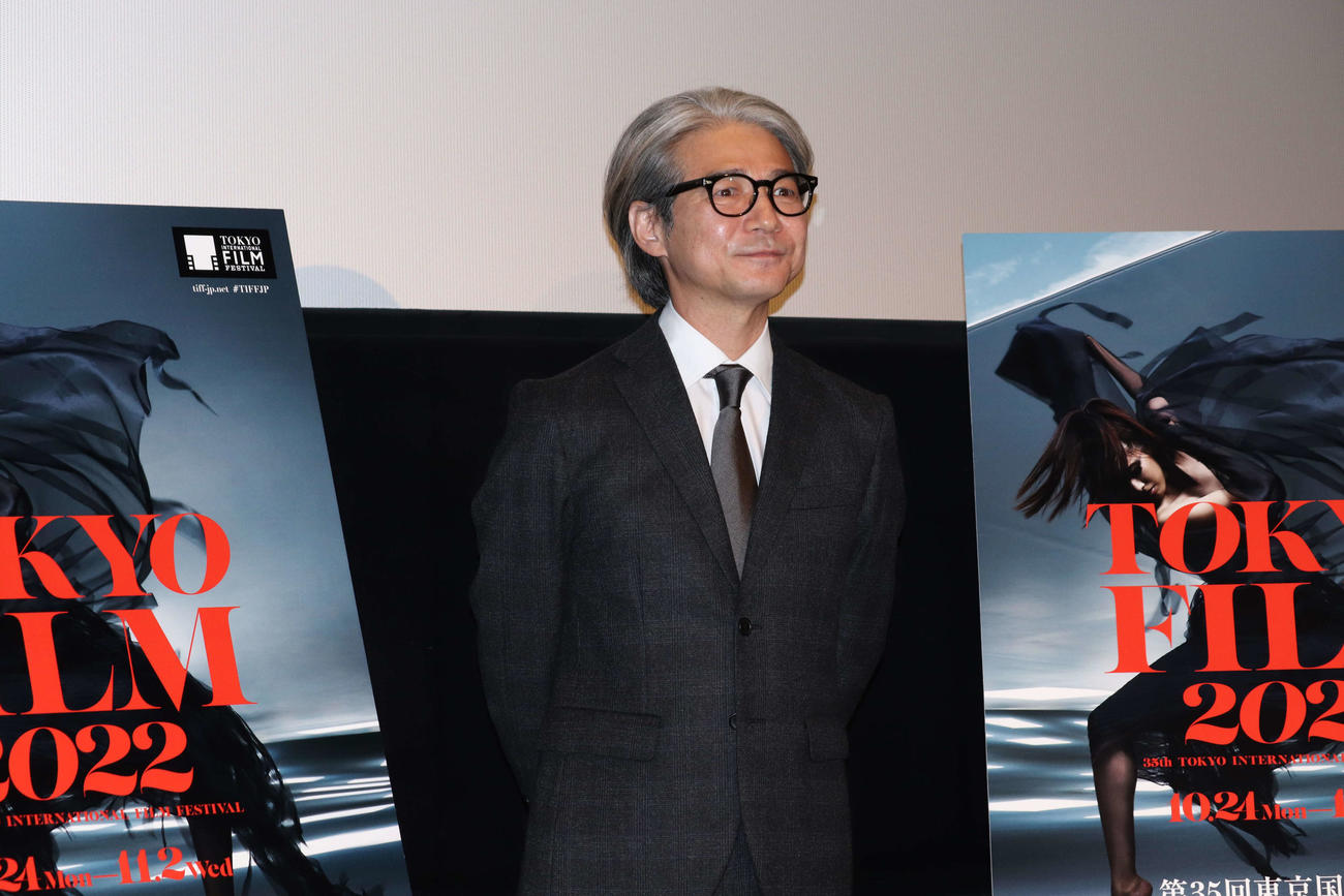東京国際映画祭「黒澤明の愛した映画」部門に出品された、映画「晩春」トークショーに登壇した吉岡秀隆（撮影・加藤理沙）