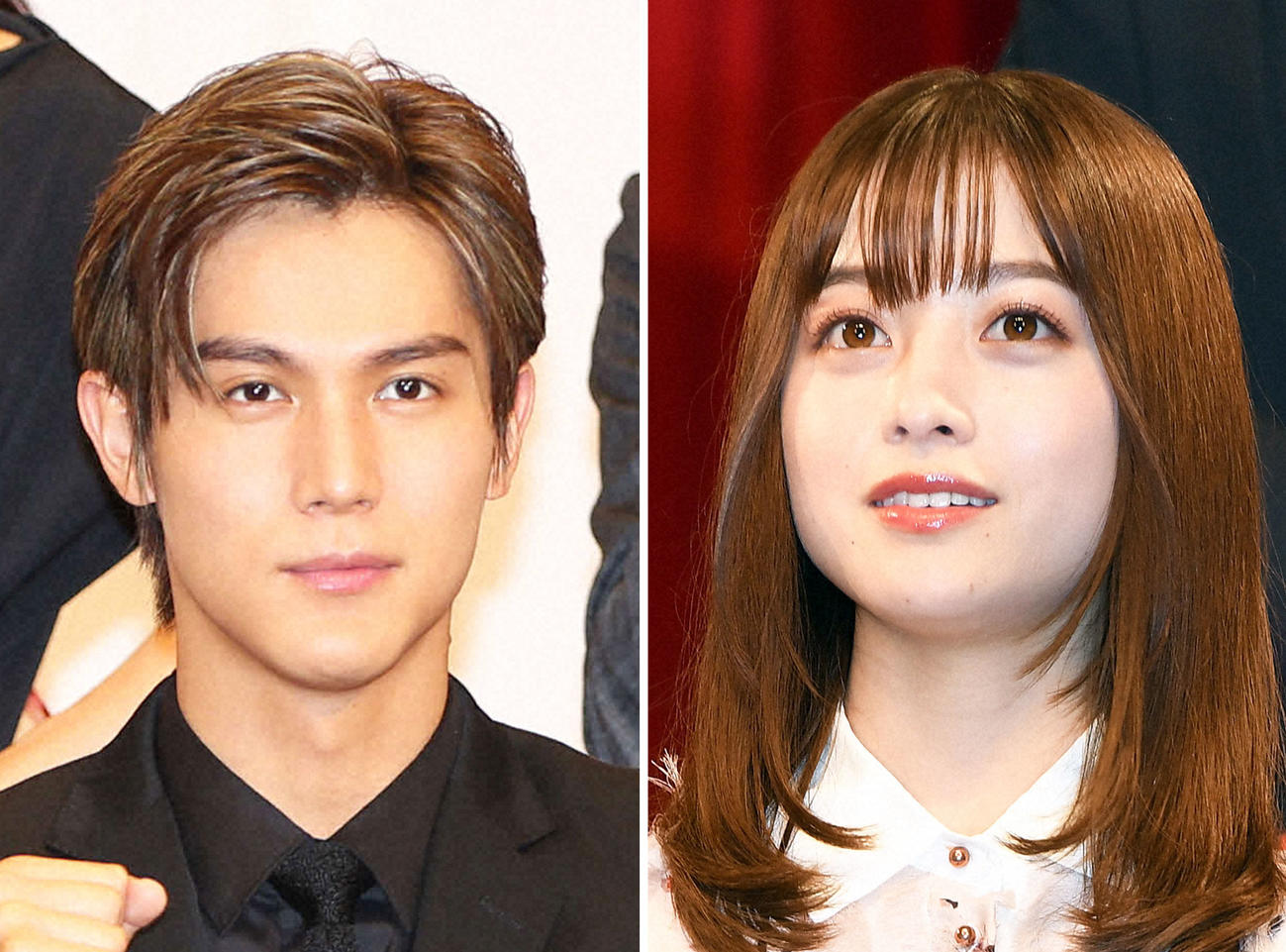 中川大志、橋本環奈（右）