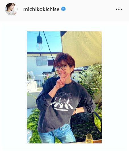 吉瀬美智子のインスタグラムより