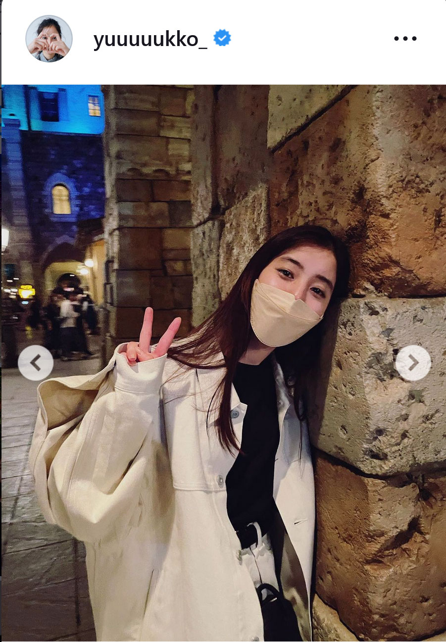 新木優子のインスタグラムより