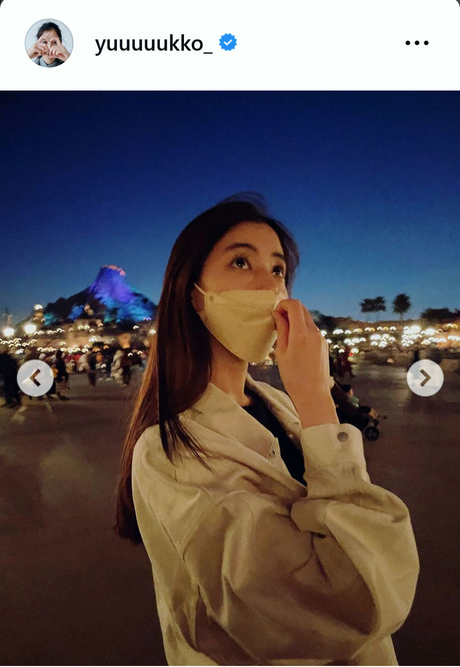 新木優子のインスタグラムより