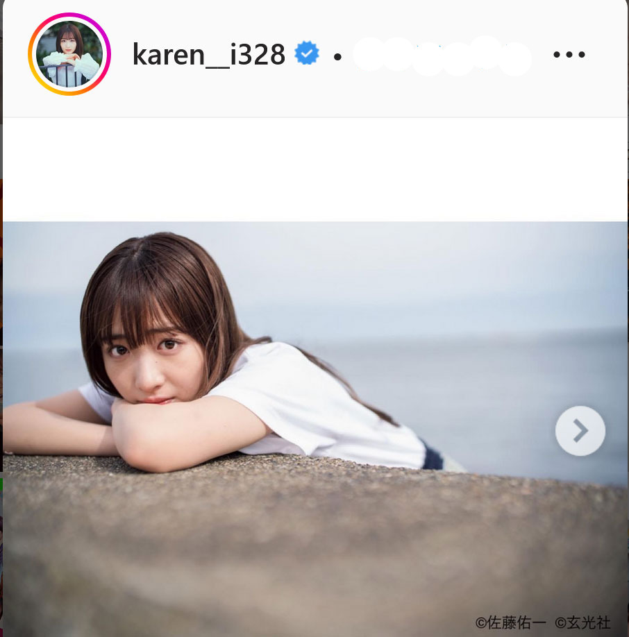 石川翔鈴のインスタグラムより