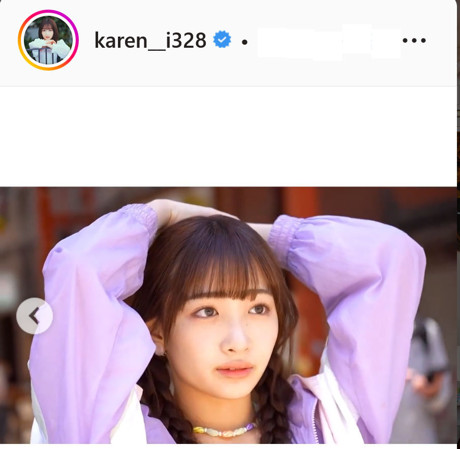 石川翔鈴のインスタグラムより