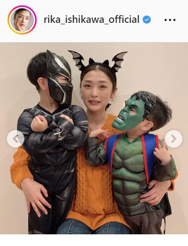 石川梨華のインスタグラムより