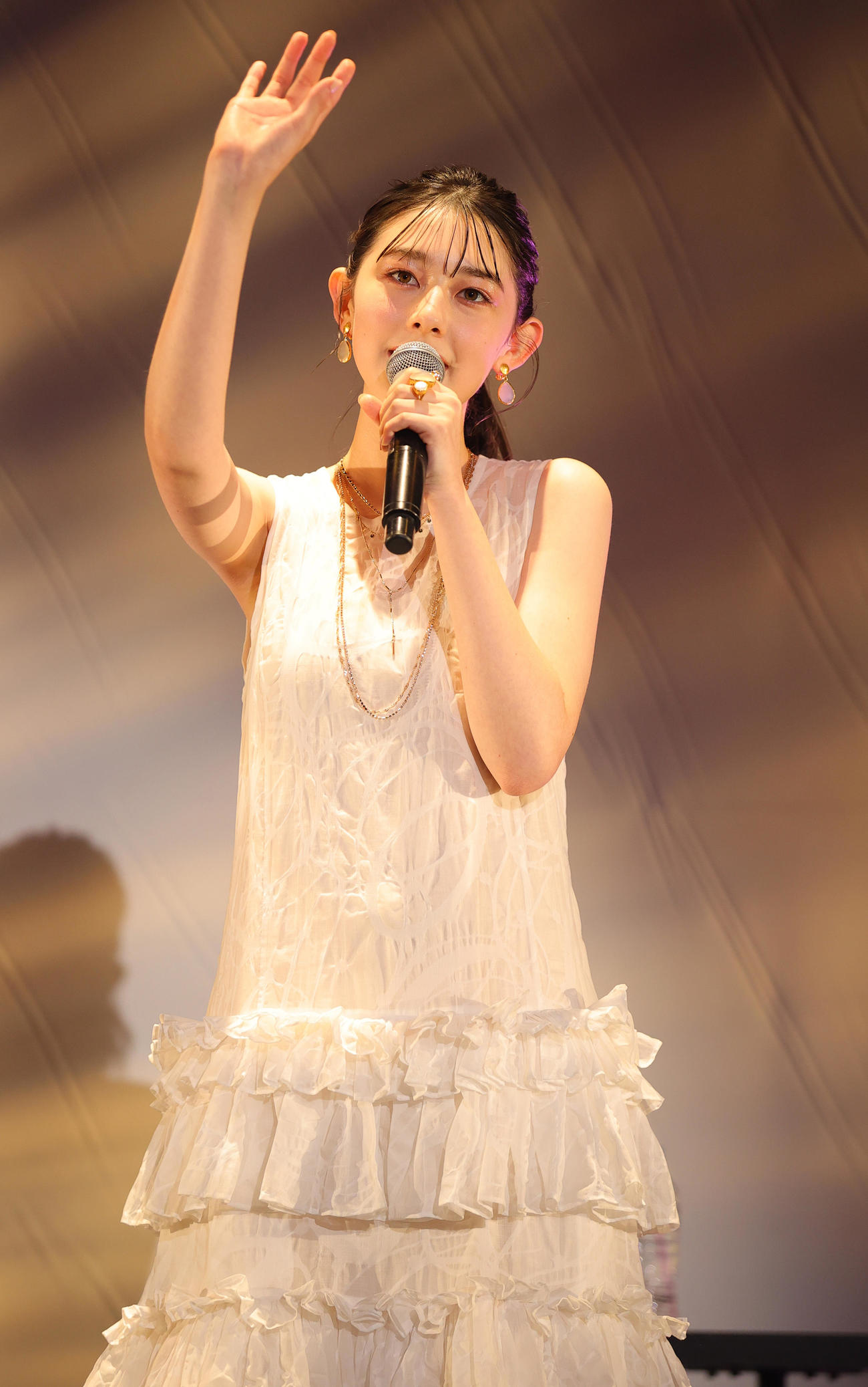 デビュー記念ライブを開催した石川花（撮影・野上伸悟）