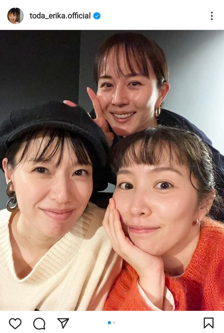 戸田恵梨香のインスタグラムより