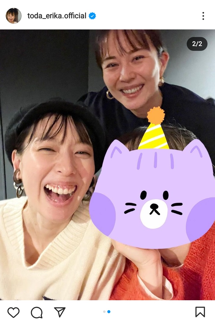 戸田恵梨香のインスタグラムより