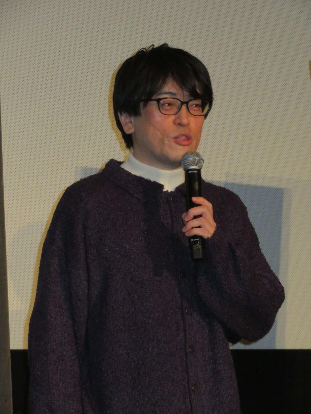 「ガンニバル」舞台あいさつに登壇した大江崇允氏（撮影・村上幸将）