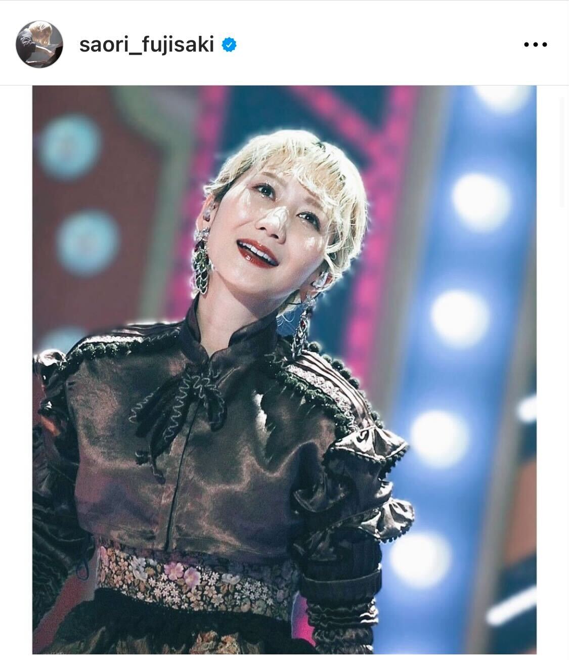 Saoriのインスタグラムより