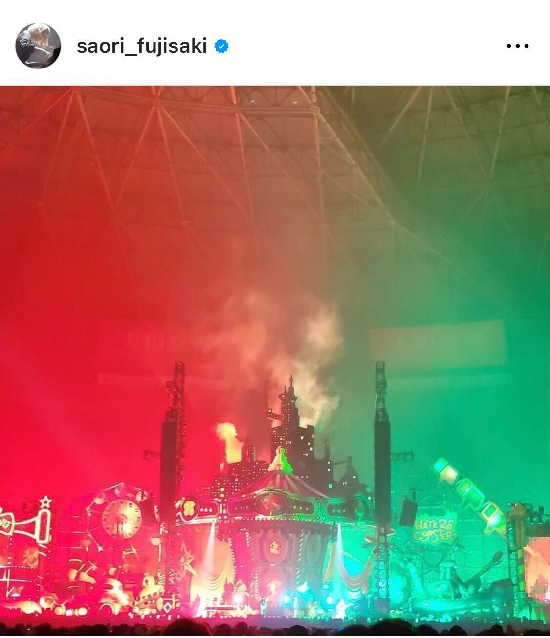 Saoriのインスタグラムより