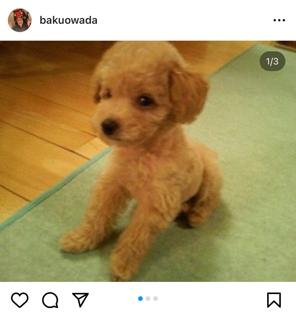 大和田獏のインスタグラムより