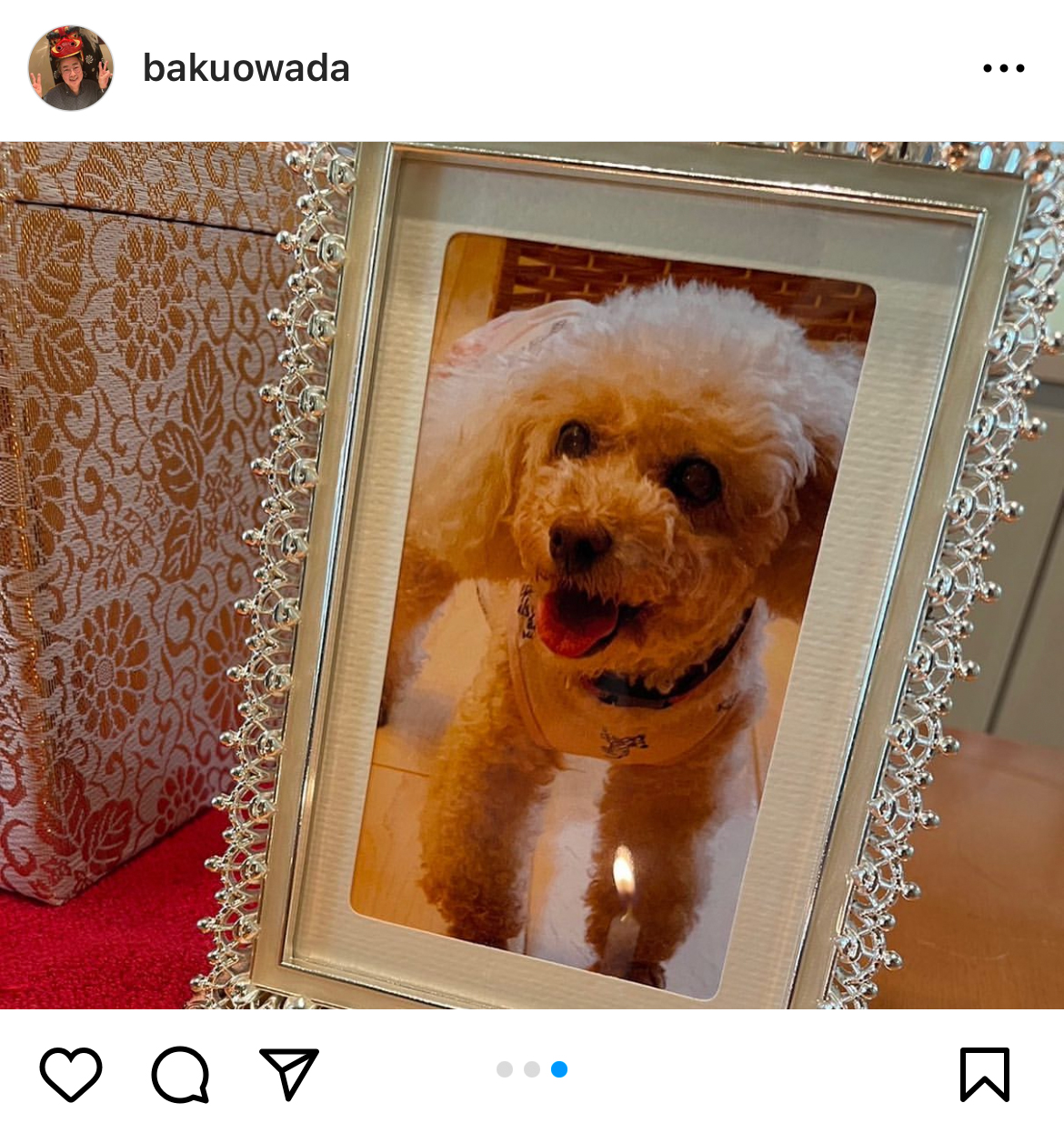 大和田獏のインスタグラムより