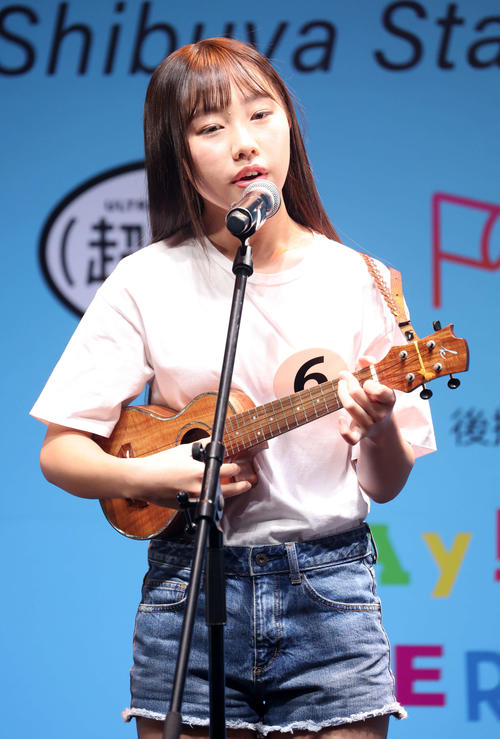 「シブスタ2022」オーディションでミクチャ賞と超十代賞を獲得した土橋七々さん（撮影・浅見桂子）