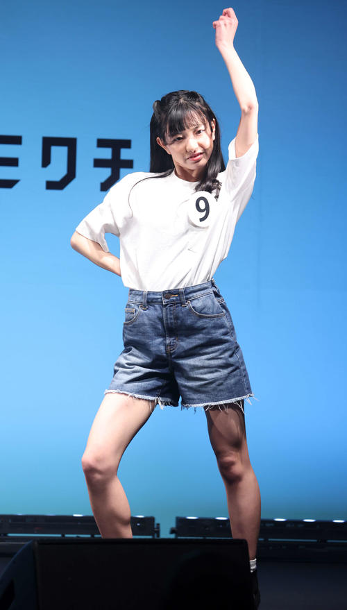 「シブスタ2022」オーディションでMysta賞を獲得した奈良井沙和さん（撮影・浅見桂子）