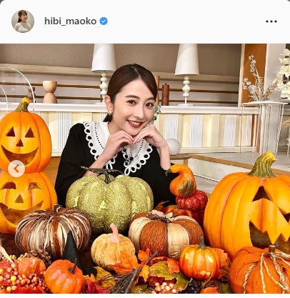 日比麻音子インスタグラムより