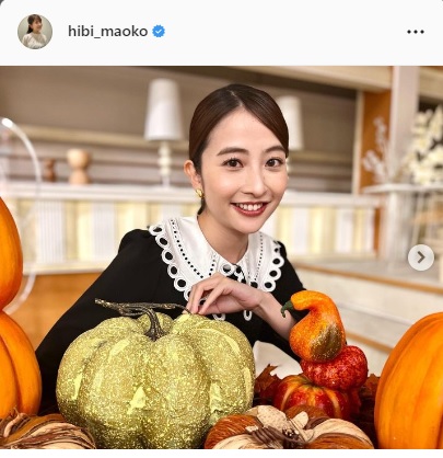 日比麻音子インスタグラムより