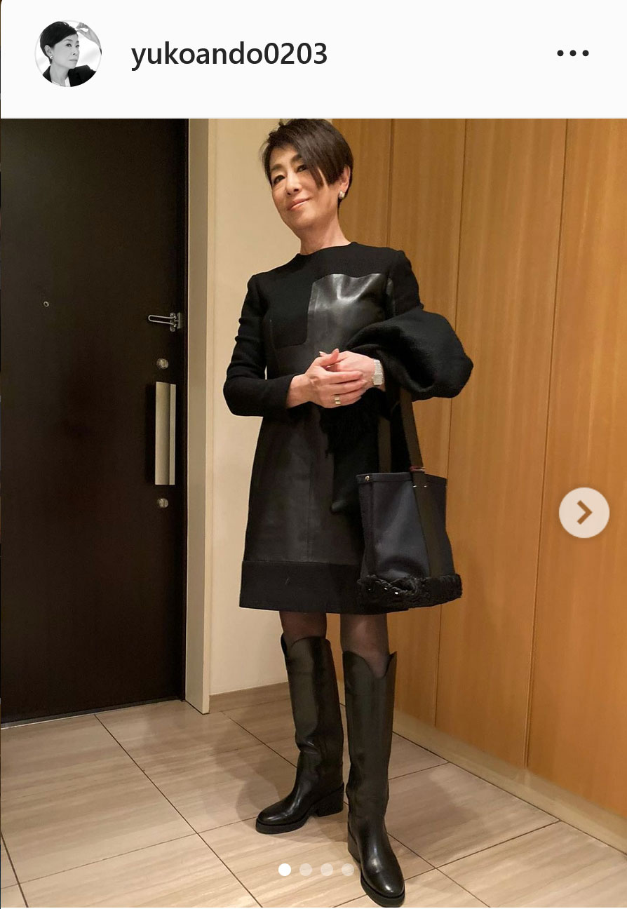 安藤優子キャスターのインスタグラムより