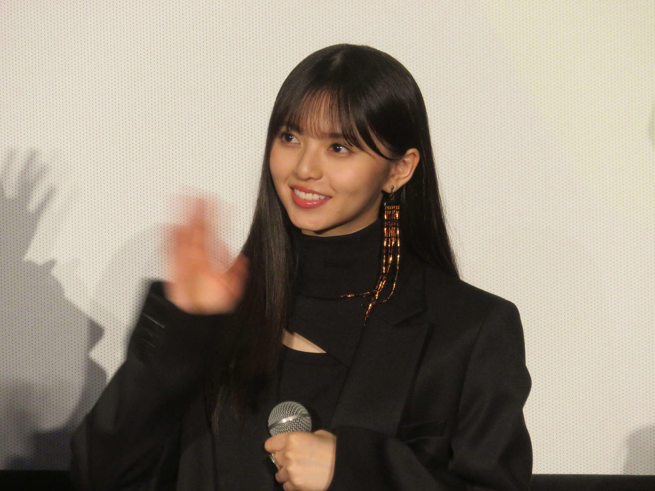 映画「映像研には手を出すな！」舞台あいさつする齋藤飛鳥（2020年9月撮影）
