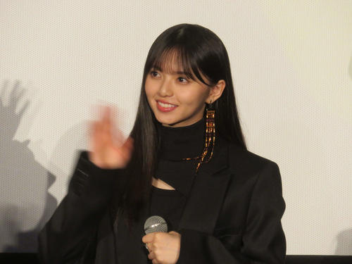 映画「映像研には手を出すな！」舞台あいさつする齋藤飛鳥（2020年9月撮影）