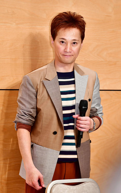 休養を発表した中居正広=2020年2月