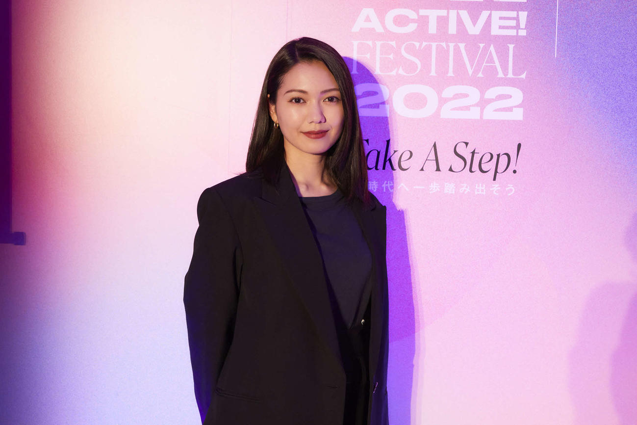 「ELLE ACTIVE！FESTIVAL 2022」のトークイベントに出席した二階堂ふみ