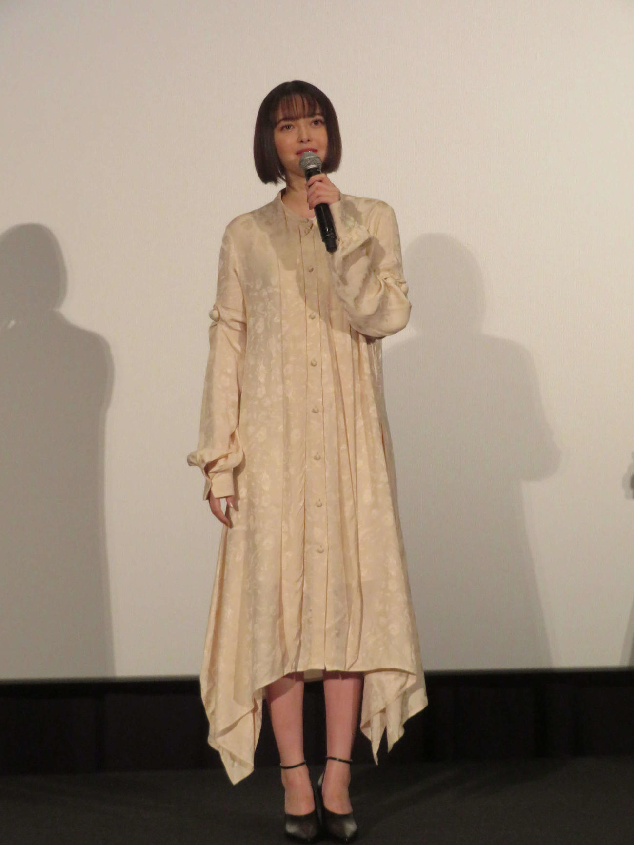 映画「窓辺にて」公開記念舞台あいさつに登壇した玉城ティナ（撮影・村上幸将）