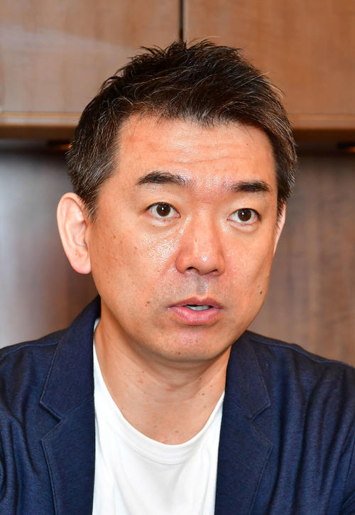 橋下徹氏（2018年6月撮影）
