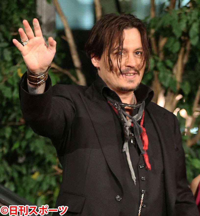 ジョニー・デップ（2015年1月撮影）