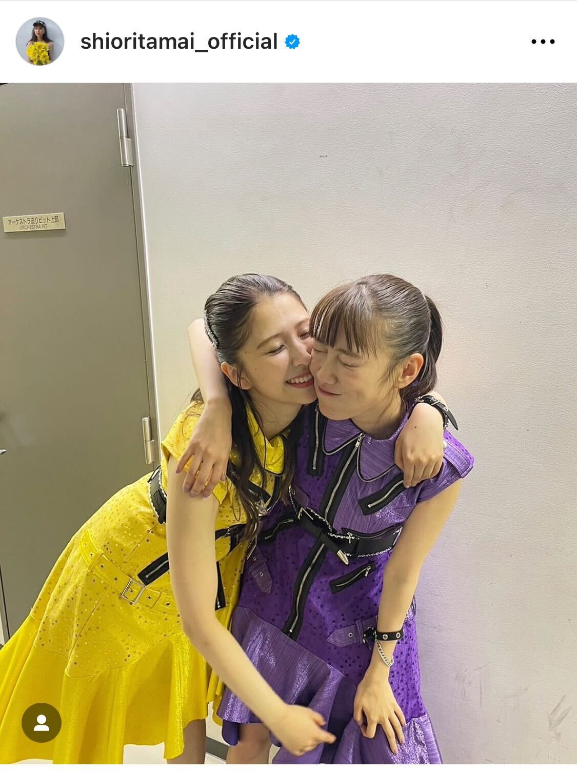 ももいろクローバーZ玉井詩織のインスタグラムより