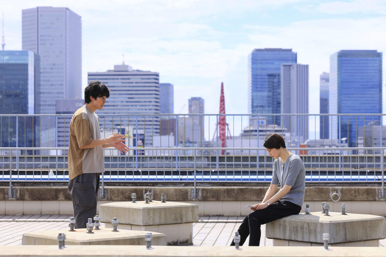 「エルピス」に出演する眞栄田郷敦（左）と長澤まさみ（C）カンテレ