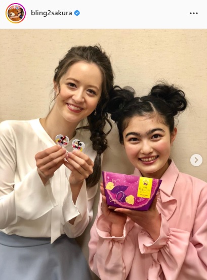井上咲楽（右）と春香クリスティーンのツーショット（井上咲楽のインスタグラムより）