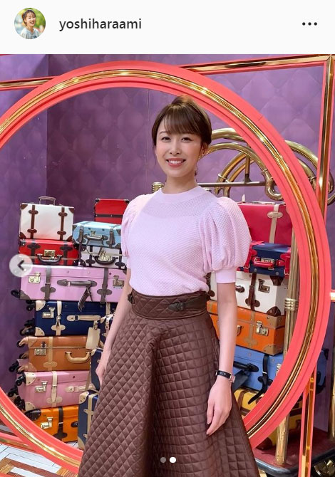 良原安美アナのインスタグラムより