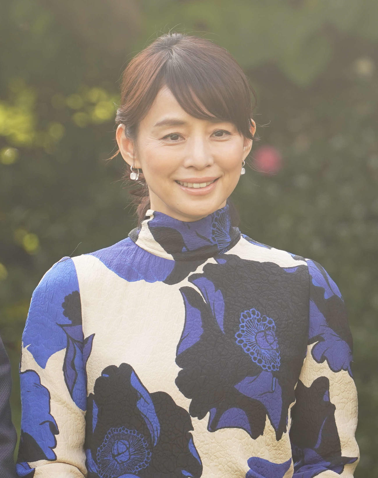 「フランス映画祭2022　横浜」の記者会見に登壇した石田ゆり子（撮影・佐藤勝亮）