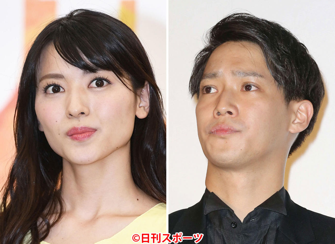 矢島舞美（左）と味方良介