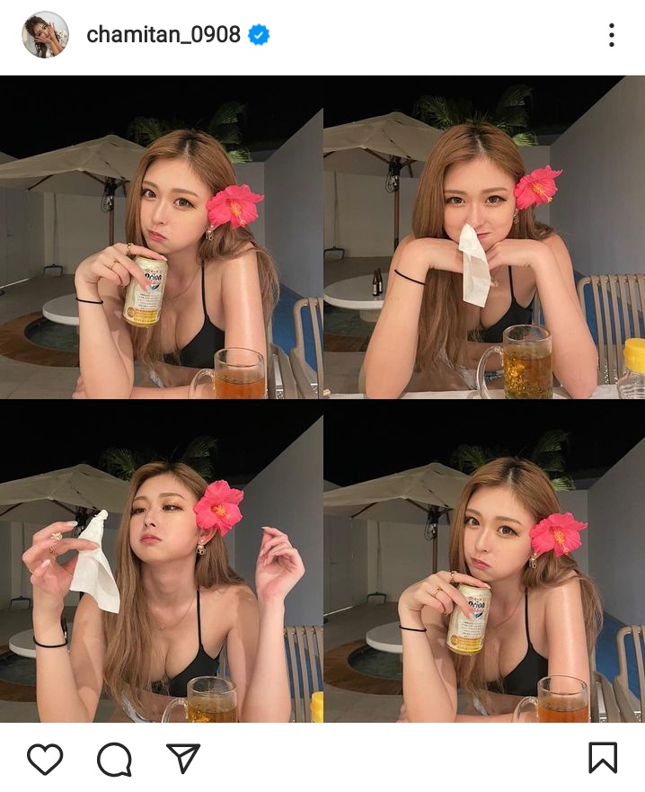 ゆうちゃみのインスタグラムより