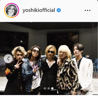YOSHIKIのインスタグラムより