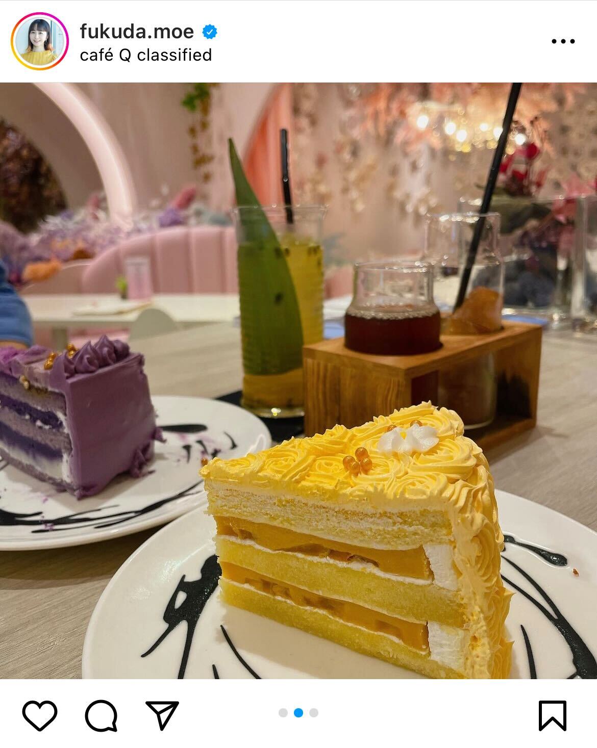 おしゃれなカフェの写真（インスタグラムより）