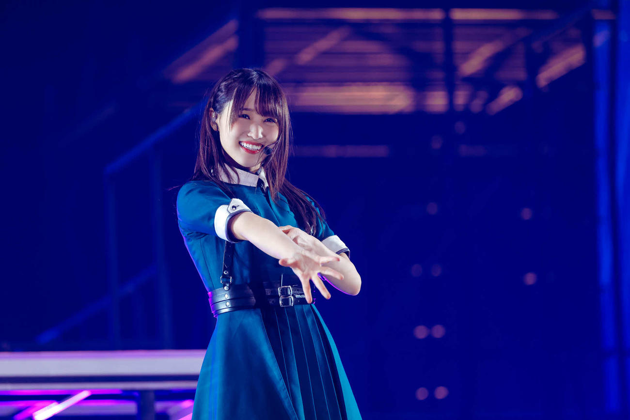 全国ツアー千秋楽公演を行った櫻坂46の菅井友香