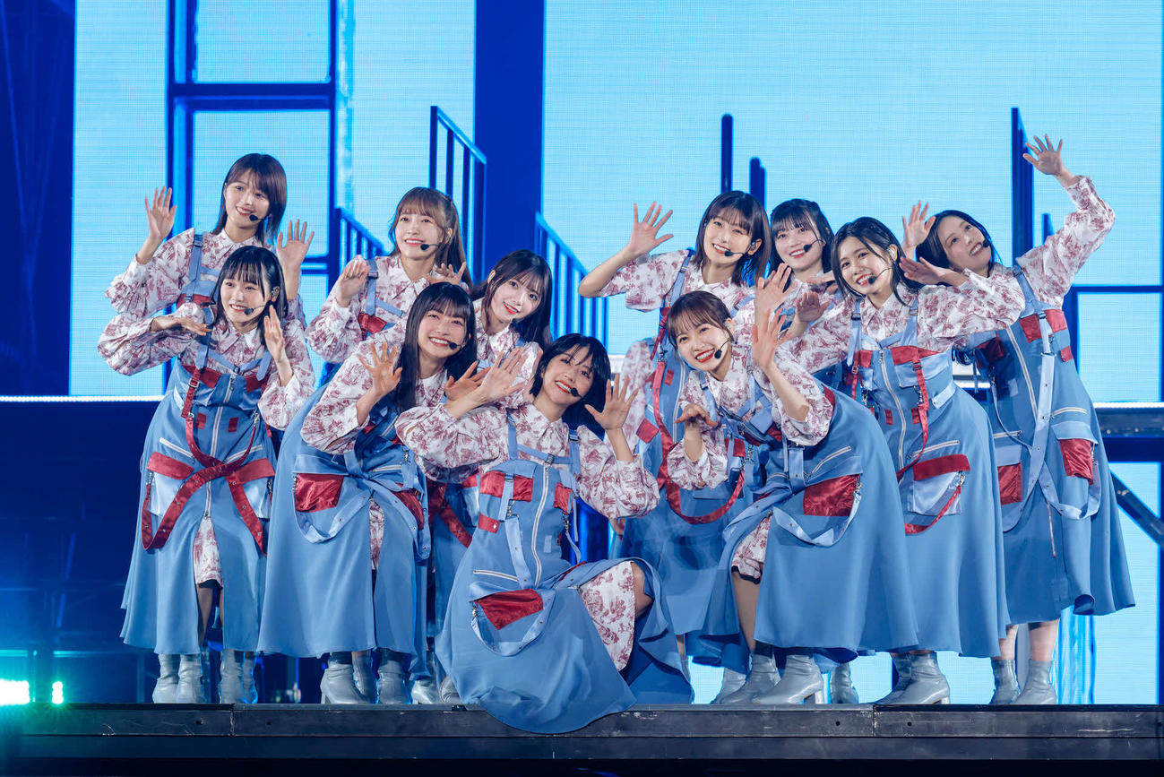 全国ツアー千秋楽公演を行った櫻坂46