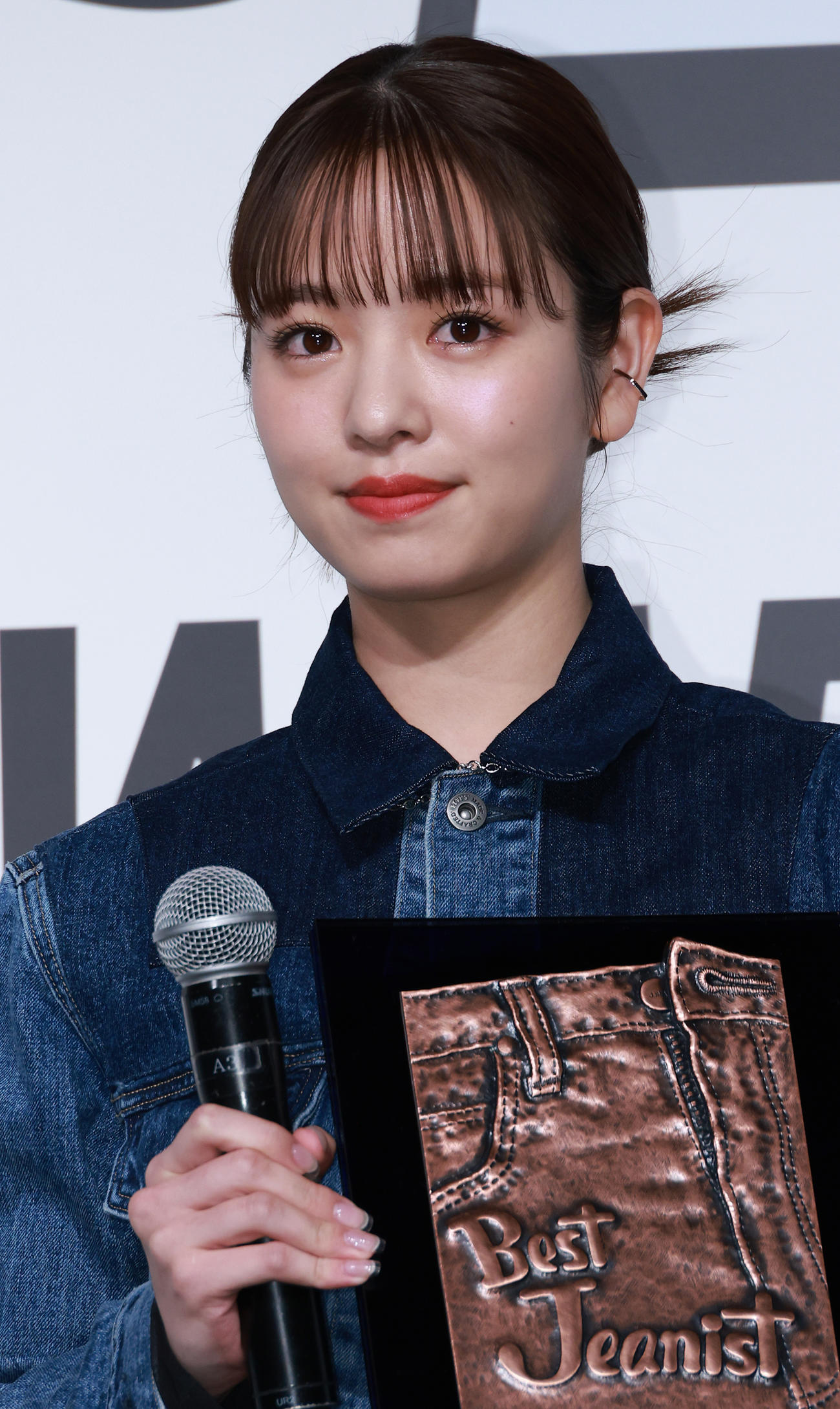 第39回ベストジーニスト2022次世代部門の横田真悠（撮影・中島郁夫）
