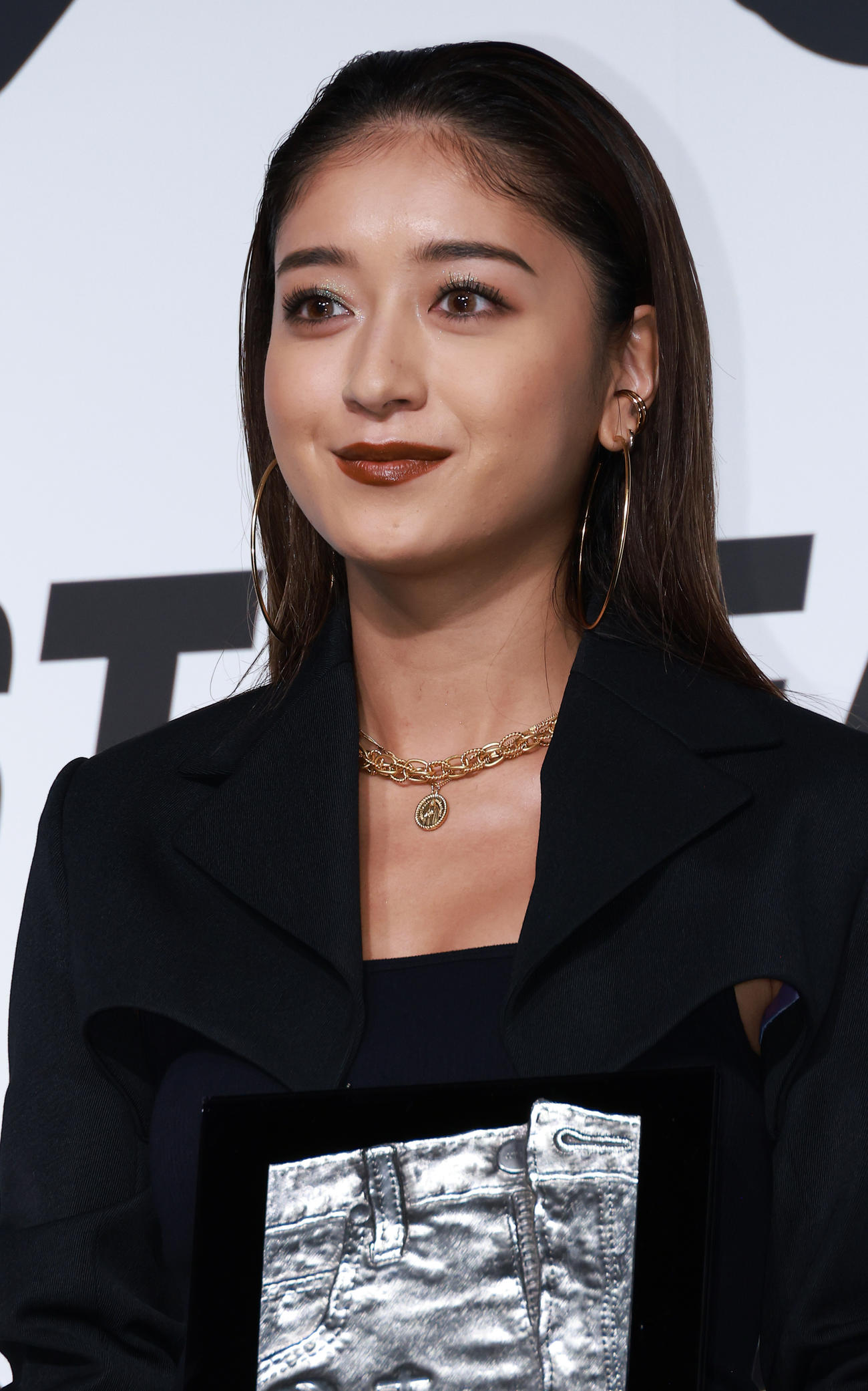 第39回ベストジーニスト2022一般選出部門の池田美優（撮影・中島郁夫）