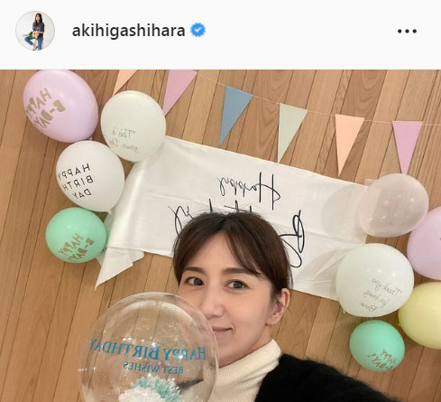 東原亜希のインスタグラムより