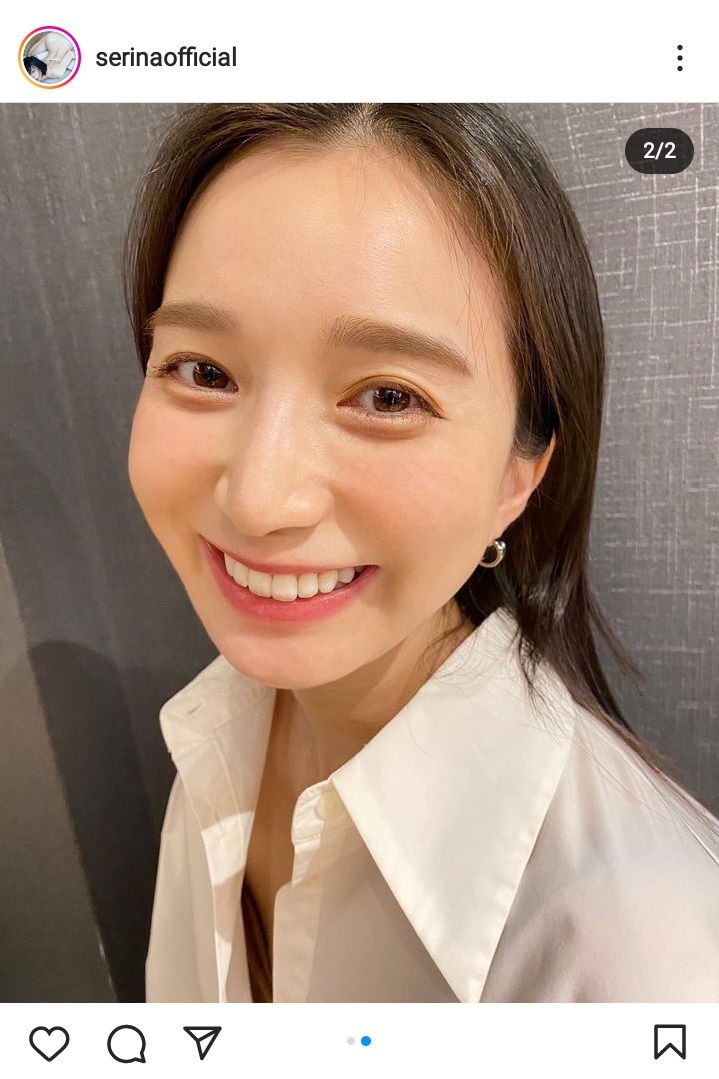 芹那のインスタグラムより