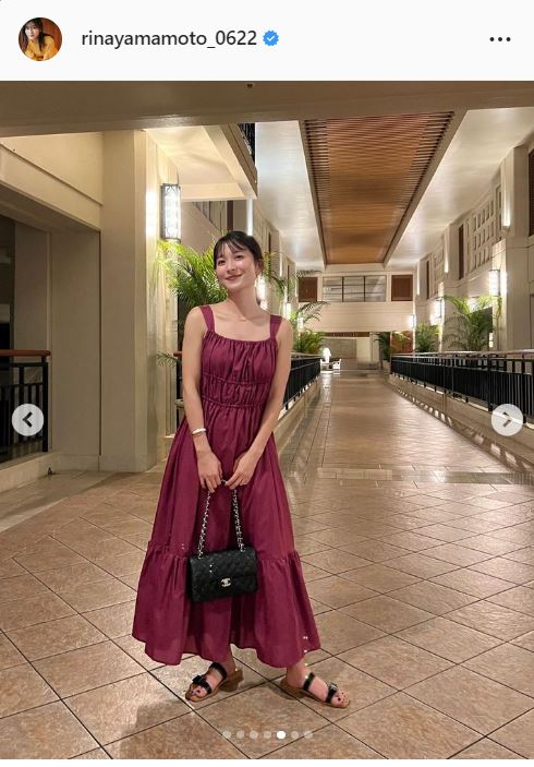 山本里菜アナのインスタグラムより