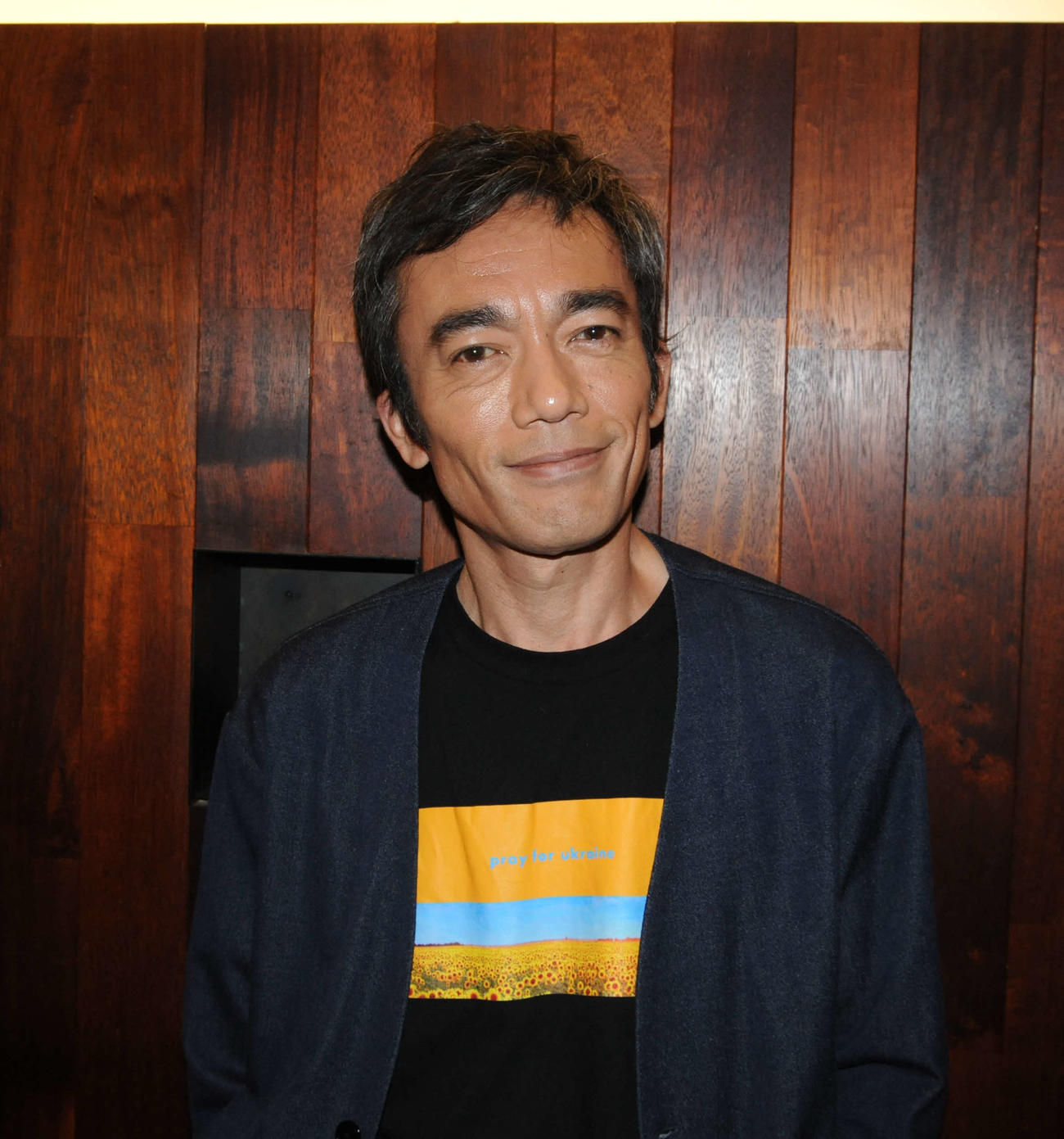 出演映画「追想ジャーニー」に関するインタビューに応じた高橋和也（撮影・松尾幸之介）