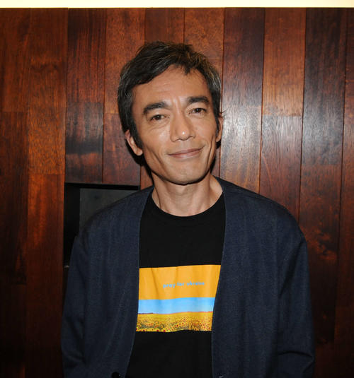 出演映画「追想ジャーニー」に関するインタビューに応じた高橋和也（撮影・松尾幸之介）