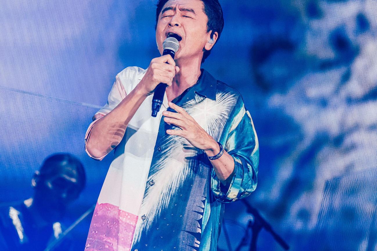 ライブを開催した桑田佳祐（西槇太一氏撮影）