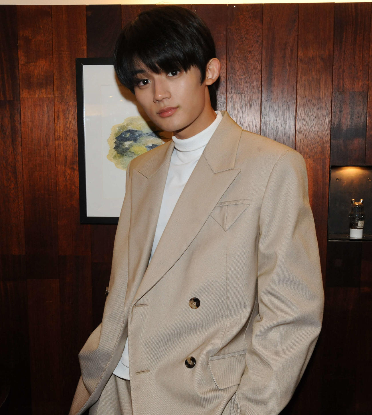 取材に応じた藤原大祐（撮影・松尾幸之介）