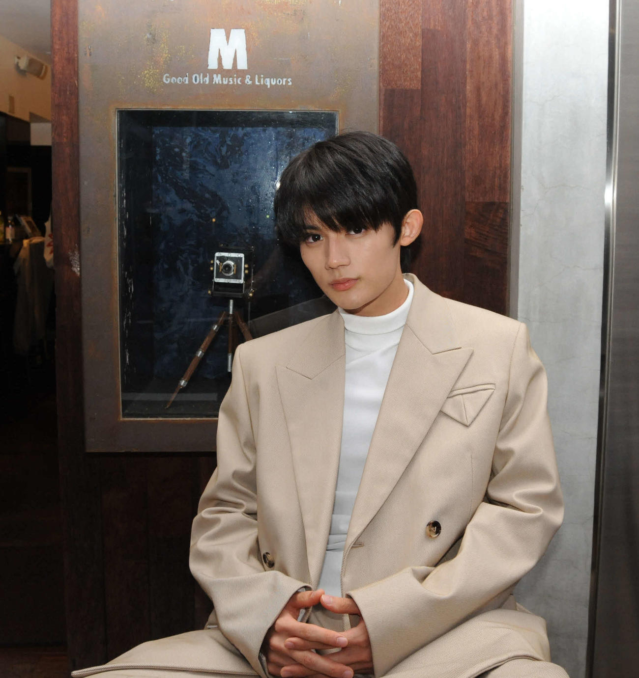 取材に応じた藤原大祐（撮影・松尾幸之介）