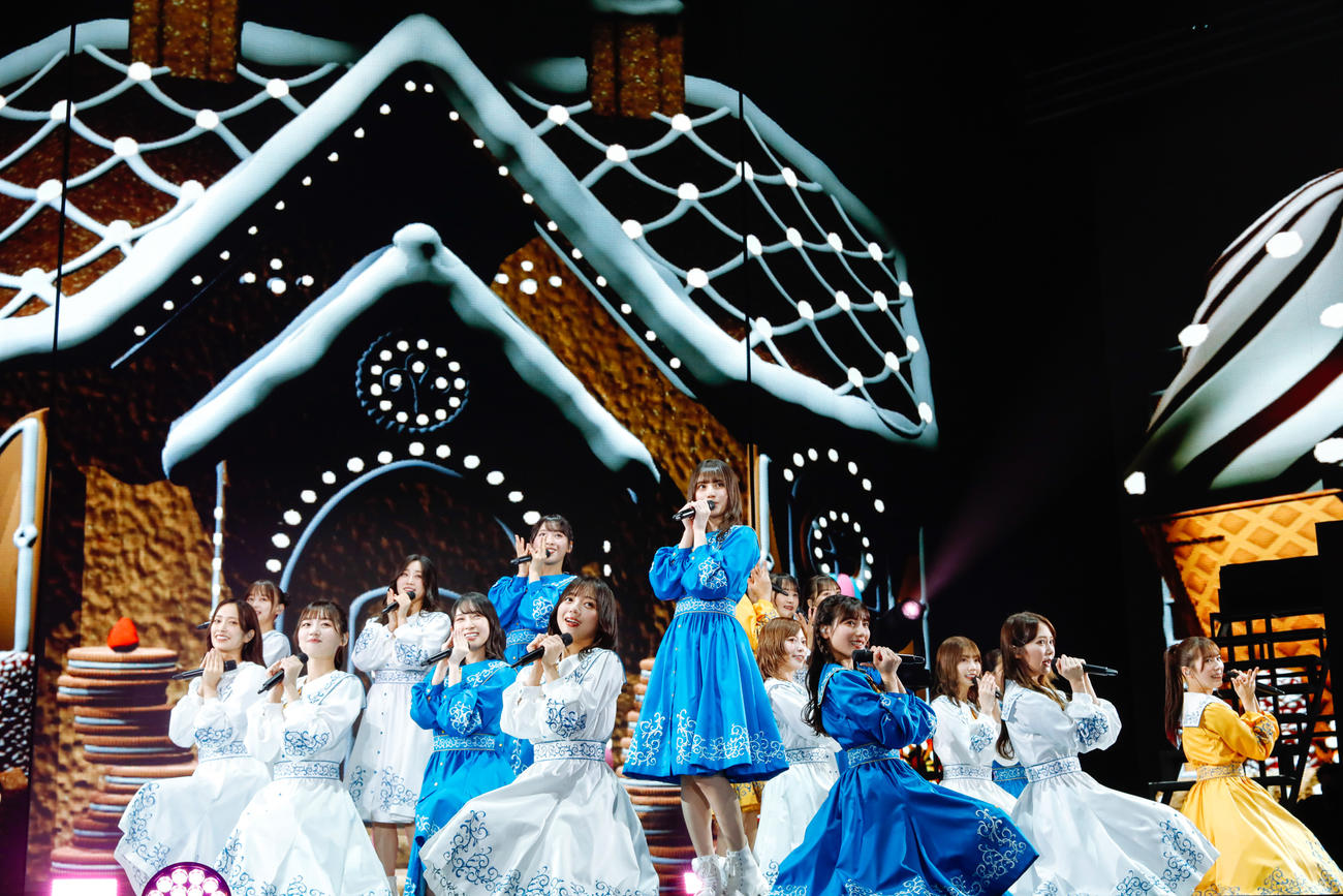 全国ツアーの千秋楽を迎えた日向坂46（撮影・上山陽介）